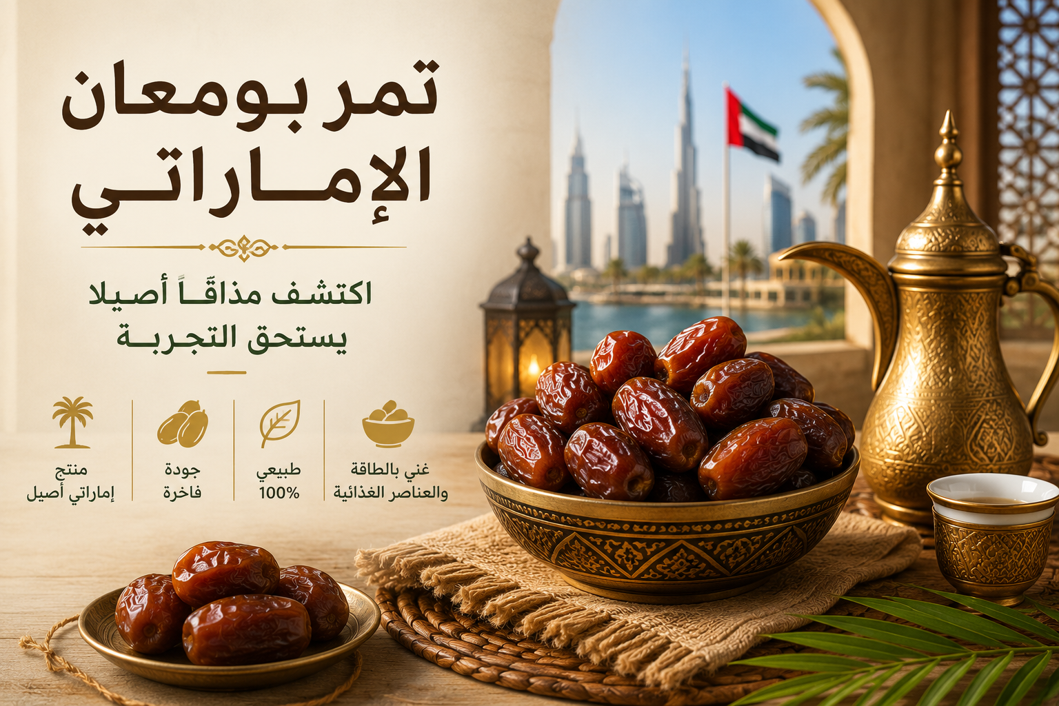 تمر بومعان الإماراتي: اكتشف مذاقًا أصيلًا يستحق التجربة