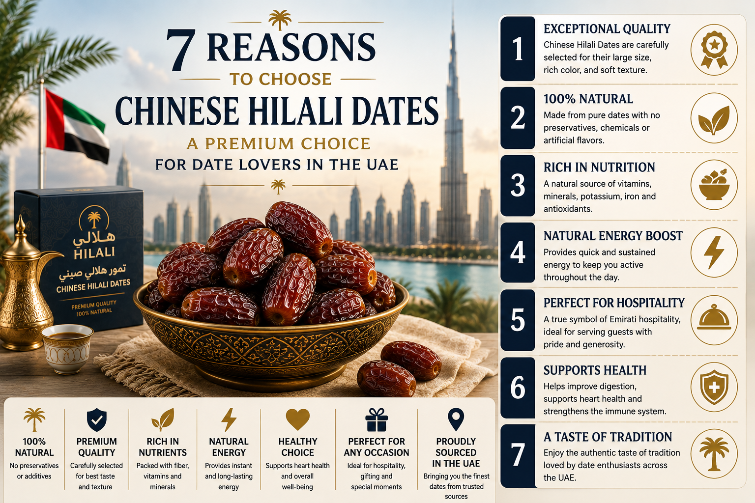 Chinese Hilali Dates UAE