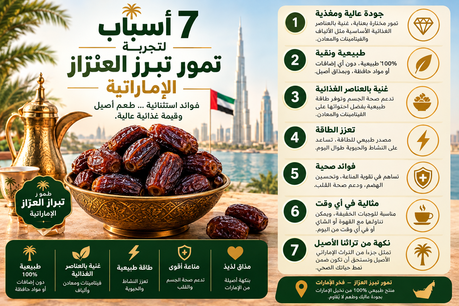 تمر طبرزل في الإمارات