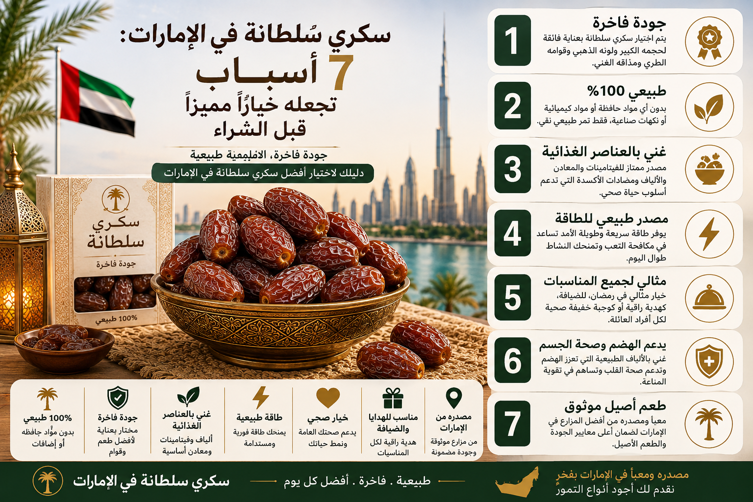 Sultana Dates UAE 7 Things to Know Before Buying