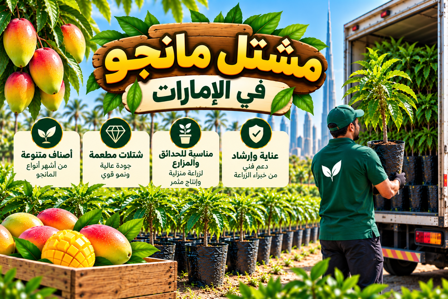 مشتل مانجو في الإمارات