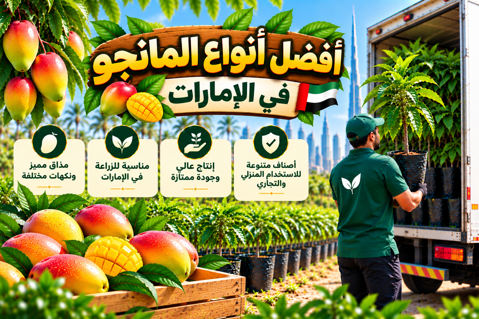 أفضل أنواع المانجو في الإمارات