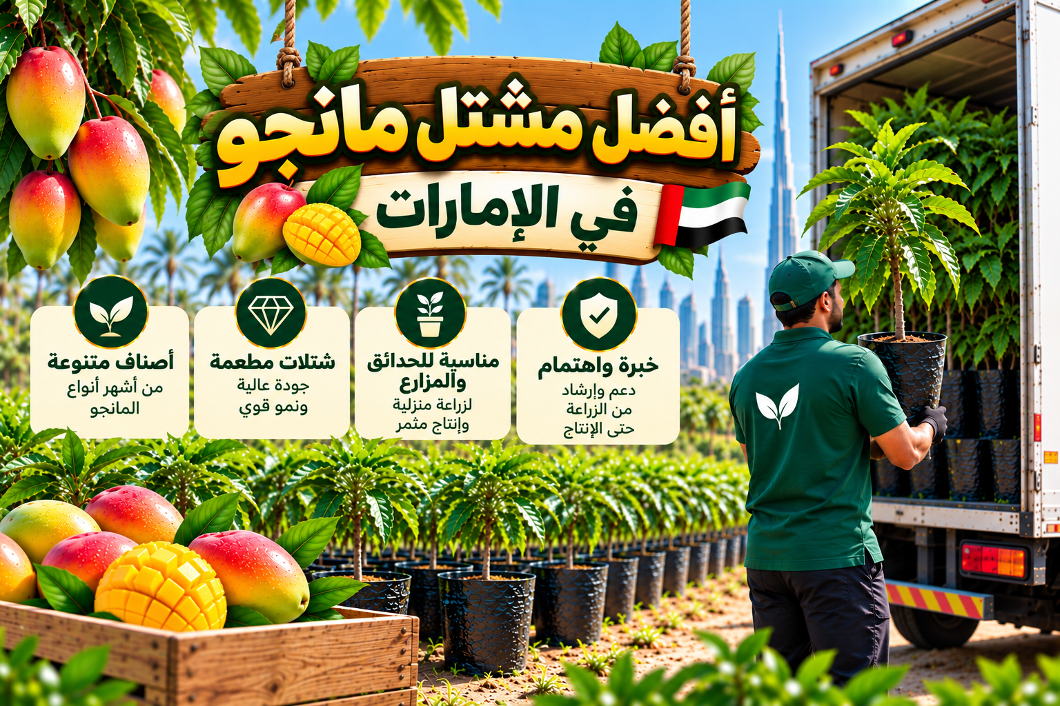 أفضل مشتل مانجو في الإمارات