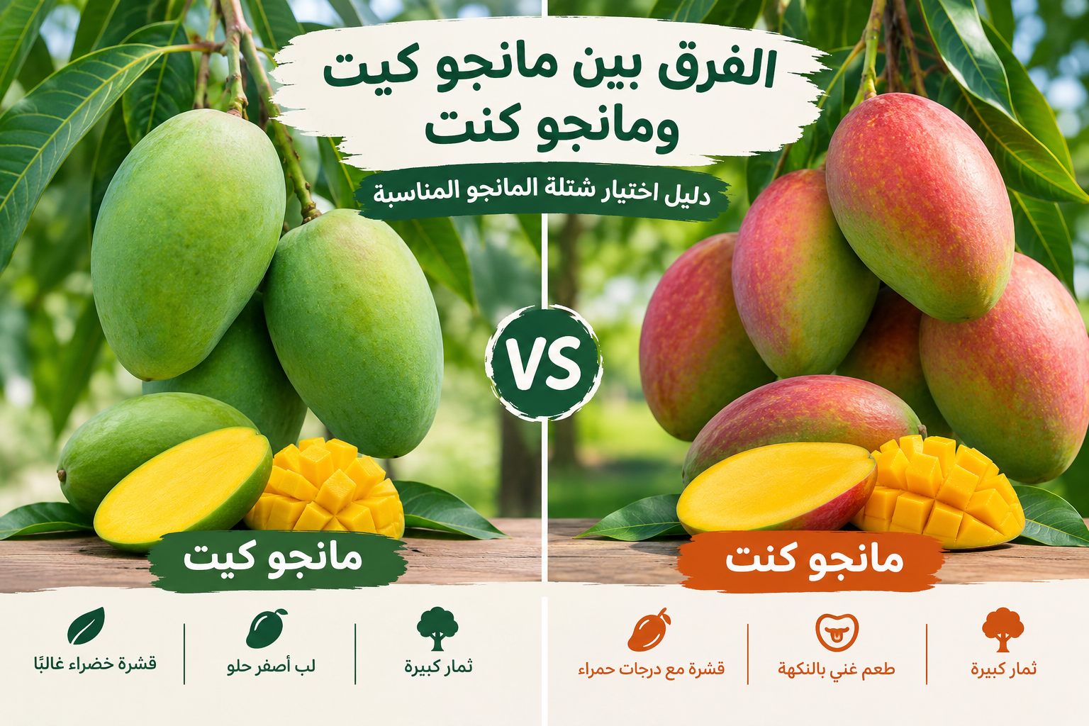 الفرق بين مانجو كيت ومانجو كنت