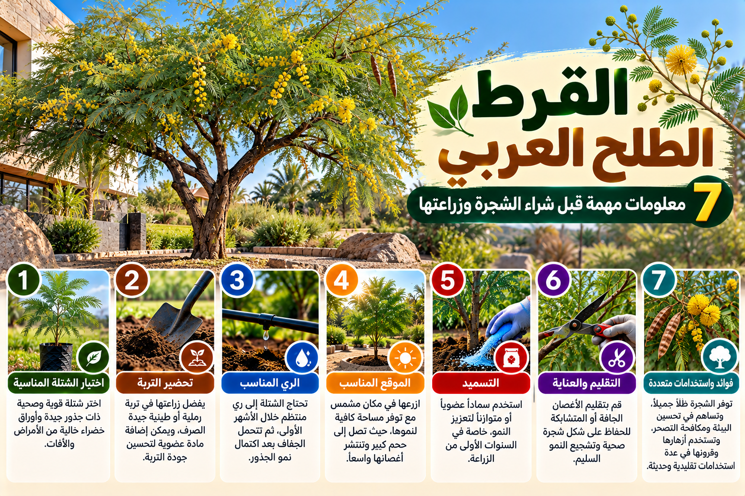 القرط الطلح العربي